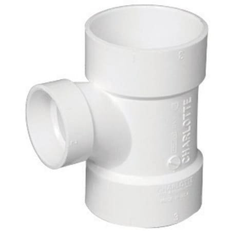 Charlotte Pipe And Foundry Charlotte Pipe & Foundry PVC004011600HA PVC-Dwv Sanitary Tee 4 x 4 x 1.5 in. 44004